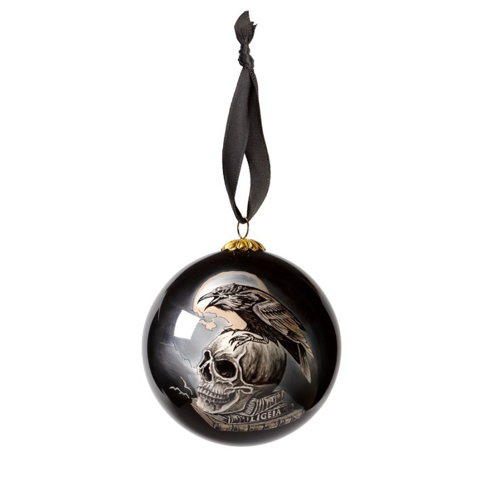 Alchemy - Poe's Raven Christmas bauble - Multicolours